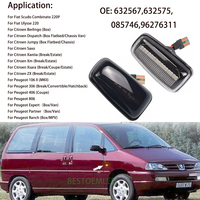 Nouveau clignotant latéral dynamique à LED 12V pour Peugeot 306 106 406 806 Citroën Berlingo Jumpy Saxo Répétiteur