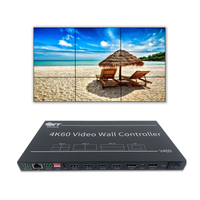 Expander multi-écrans 1X9 3X3 1X7, personnalisation de la résolution d'entrée, splicer 3x2 180 °   Support de rotation HDMI, extension multi-écrans