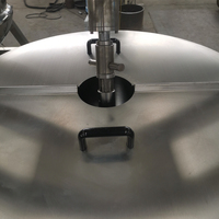 Machine industrielle de cuisson et de mélange de sauce à sauce alimentaire en acier inoxydable plus d'agitateur de couleur avec mélangeur chauffé