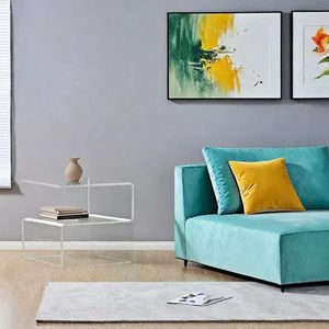 Màn hình đa chức năng Acrylic đứng trong suốt tùy chỉnh Bàn Cạnh Giường ngủ với thiết kế của bạn dày 5mm để lắp ráp dễ dàng - Product Image 6