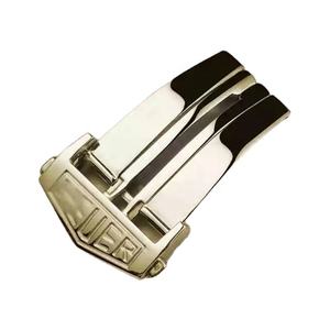 Mattes Poliertes Schwarz Roségold 18mm 20mm Edelstahl Metall Uhrenarmband mit Schmetterlingsschließe für Heuer Uhr Buckle - Product Image 3