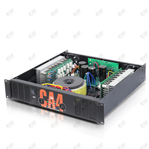 Amplificador de Potencia Profesional 2U de Alta Potencia CA4 para Actuaciones en Escenario, 400W, 2 Canales - Product Image 4