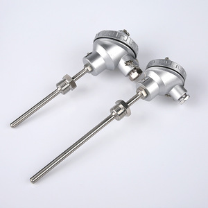 Датчик температуры <span class=keywords><strong>PT100</strong></span> <span class=keywords><strong>RTD</strong></span> в бронированном корпусе с клеммной головкой, резьбовым креплением, из нержавеющей стали SS304/SS316, настраиваемая длина - Product Image 3