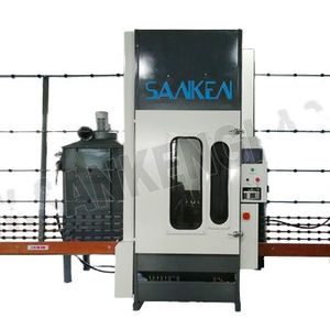 Machine de sablage vertical de verre Guangzhou SKS-2500 de haute qualité avec contrôle PLC, trois pistolets, composants essentiels : moteur, pompe, engrenages - Product Image 1