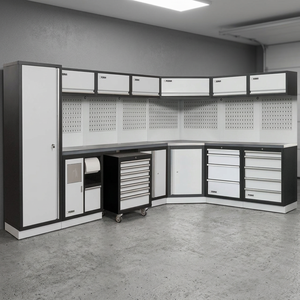 Meubles de bureau modulaires robustes Fervi - Étagères de garage A008H (3500x2250x2000mm) pour une solution de rangement efficace - Product Image 2