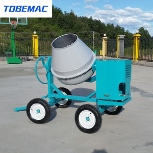ISO9001 gecertificeerde, goedkope, draagbare, handbediende, mobiele diesel-elektrische kleine mini-betonmixer met motorpomp, 400L - Product Image 4