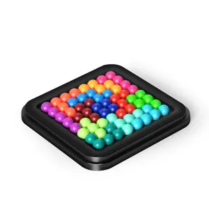 Puzzle Magic Beads Early Education Toys Intelligence game Colorful Rainbow Ball Play Chess Game for Kids Gift