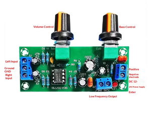 Carte de filtre passe-bas pour subwoofer surdimensionné 10-24V à alimentation unique, avec réglage de tonalité et finition, Modèle <span class=keywords><strong>885</strong></span> - Product Image 5