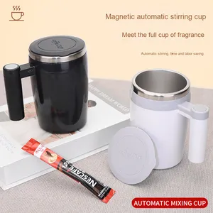 Fully Automatic Stainless Steel Magnetic Cup Rechargeable Portable Electric <b>Coffee</b> Mug Lid for Home Use and Business Gifts - Product Image 3