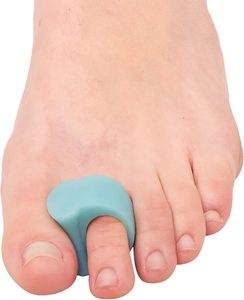 Séparateurs d'orteils en gel bleu pour les orteils qui se chevauchent, les oignons, l'alignement des gros orteils, le correcteur et l'entretoise - Product Image 1