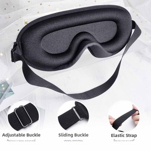 Antifaz 3D para Dormir, Diseño Tridimensional para Mayor Comodidad Ocular, Espuma Viscoelástica Transpirable - Product Image 5
