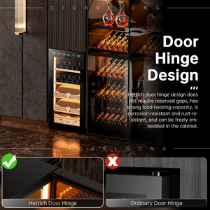 130C cigarloong lớn xì gà tùy chỉnh sang trọng mát điện <span class=keywords><strong>Humidor</strong></span> xì gà tủ lạnh tủ LED ánh sáng <span class=keywords><strong>Humidor</strong></span> - Product Image 6