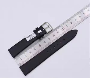 Bracelet unisexe en cuir véritable avec sangle fine, tissage uni, surface lisse et boucle à ardillon, bande respirante - Product Image 5