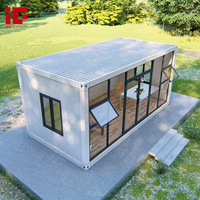 Maisons conteneurs préfabriquées démontables de 20 pieds et 40 pieds, maisons mobiles modulaires, mini-maisons préfabriquées, cabines de bureau pliables portables en Chine