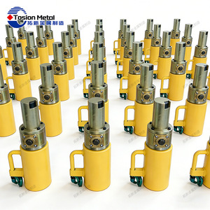 Tosion Metal Hydraulic Jack For Steel Rod Tensioning Electric Pump System <b>Construction</b> <b>Lifters</b> - Product Image 3