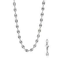 Nouveau Collier Tendance en Acier Inoxydable 316L Plaqué Or 18K avec Maillons Géométriques Mignons, Chaîne Corde Réglable, Bijou Femme, Idéal Cadeau
