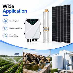 <span class=keywords><strong>Kit</strong></span> de Bomba de Agua Sumergible <span class=keywords><strong>Solar</strong></span> de <span class=keywords><strong>12V</strong></span> 24V 48V CC con Controlador para Riego, Estanques de Peces e Hidroponía - Product Image 4