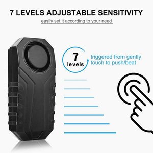 Alarma de Seguridad Inalámbrica con Sensor de Vibración, Impermeable, Portátil, Antirrobo para Bicicleta, Motocicleta y Hogar - Product Image 6