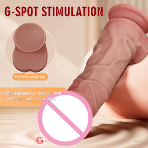 Dildo de Silicona Líquida Extra Grande y Extra Grueso, Juguete Sexual para Adultos, Pene Artificial Realista para Uso Femenino, Simulación de Penetración Anal - Product Image 4