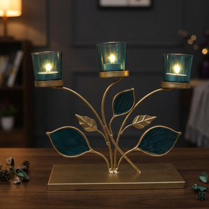 Elegante portavelas con votivo de vidrio Una mezcla perfecta de estilo y portavelas votivo de vidrio ligero - Product Image 5