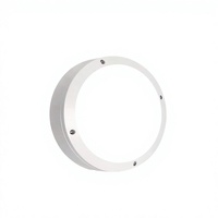 Lampe murale solaire LED extérieure en acier inoxydable, alliage d'aluminium et polycarbonate, indice de protection IP65, pour jardin et usage en rue