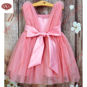 Fleur de décoration sur la ceinture La robe de princesse avec doublure en coton à l'intérieur sans danger pour les enfants - Product Image 4