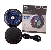 Refroidisseur de tablette semi-conducteur FS12 45W, grande surface, refroidissement puissant, refroidisseur de téléphone RGB, coussin de refroidissement magnétique, éclairage, radiateur de téléphone portable
