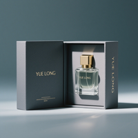 Emballage de parfum personnalisé Emballage de parfum de luxe 30ML 50ML 100ML Emballage de bouteille de parfum carré vide Boîte ciel et terre