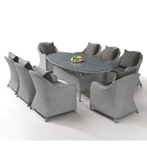 Meubles En Osier rotin Extérieur de Restaurant <span class=keywords><strong>Salle</strong></span> À <span class=keywords><strong>Manger</strong></span> Chaises de Jardin <span class=keywords><strong>Ensemble</strong></span> - Product Image 6