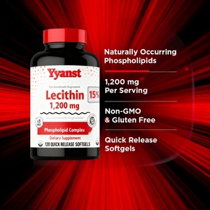 OEM Lecithin Naturally Occurring Phospholipids Softgels Improve Memory Protect <b>Liver</b> Function Boost Immunity Softgels - Product Image 4