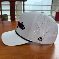 Produsen Topi Golf 5 Panel Berlubang Potongan Laser Kustom di Cina