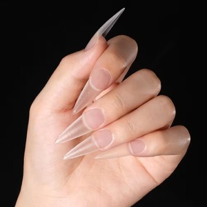 AILLSA Proveedor <span class=keywords><strong>de</strong></span> <span class=keywords><strong>Uñas</strong></span>, Fábrica <span class=keywords><strong>de</strong></span> <span class=keywords><strong>Uñas</strong></span> Personalizadas, Caja <span class=keywords><strong>de</strong></span> 500 Piezas, Punta <span class=keywords><strong>de</strong></span> Uña <span class=keywords><strong>de</strong></span> Gel Suave Francesa Transparente, Ultrafina, <span class=keywords><strong>El</strong></span>íptica, Cuadrada, Almendrada - Product Image 5