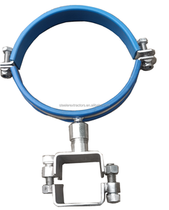 SS304 1.5인치 38mm 사각 파이프 홀더 1/<span class=keywords><strong>2</strong></span>인치 NPT 수나사형 사각 랙용 - Product Image 3