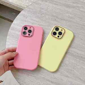 เคสโทรศัพท์คุณภาพสูงแบบไฮบริดพรีเมียม รุ่น E11 สีมาการองสวยงาม พร้อมตัวป้องกันเลนส์กล้องเต็มรูปแบบ สำหรับ iPhone 16 Pro Max 15 Pro 14 - Product Image 3