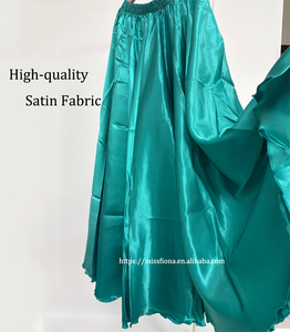 720 Degree Satin <strong>Skirt</strong> for Women Adult Big Swing Belly Dance <strong>Skirt</strong> Adult <strong>Gypsy</strong> Long <strong>Skirts</strong> Dancer Practice Performance Wear - Product Image 3
