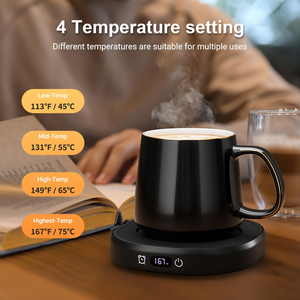 Cup Warmer Usb Coffee Electric Cooler and Car Mug Candle With <b>Battery</b> <b>Operated</b> Smart Wireless Heated - Product Image 5