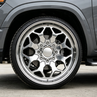Nouvelles jantes de camion en alliage d'aluminium forgé poli sur mesure de 17 pouces, 8X170 6X139.7, MEILLEURE JANTE pour F250/Silverado 1500