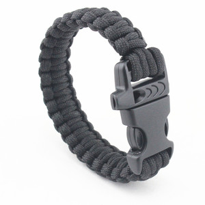 Braccialetti da campeggio per escursioni all'aperto 550 bracciale in plastica Paracord - Product Image 4