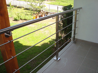 YL METAL Colonne de balustrade de balcon en acier inoxydable, tige creuse de 12 mm pour escaliers
