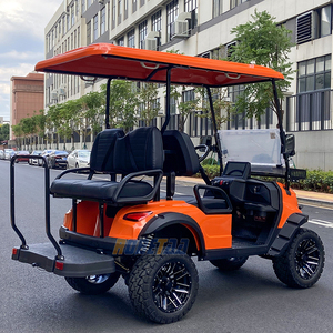 Kereta golf bertenaga gas <span class=keywords><strong>4</strong></span> tempat duduk, aksesori suku cadang Keranjang golf bertenaga surya - Product Image 6