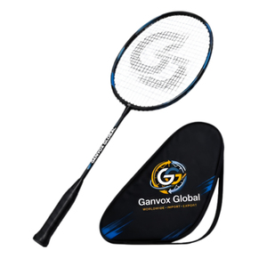 Raquette de badminton haut de gamme légère en fibre de carbone, manche en graphite, tête isométrique 85-90g, grip G4, 675mm, raquette de tournoi durable - Product Image 1