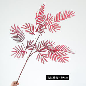 Foglie di Felce Artificiali <span class=keywords><strong>in</strong></span> Plastica di Alta Qualità, Colore Autunnale, per Decorazione Casa e Vasi - Product Image 6