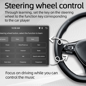 Duy Nhất DIN <span class=keywords><strong>Android</strong></span> 13 10 Inch 2 + 32G Xe Stereo Đài Phát Thanh Xoay Màn Hình Cảm Ứng Không Dây Carplay Auto GPS Wifi Autoradio Khuếch Đại - Product Image 4