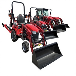 Tracteur à roues Massey Ferguson 1GC.25 24HP avec moteur, chargeur frontal, chargeur arrière, boîte de vitesses - Product Image 1