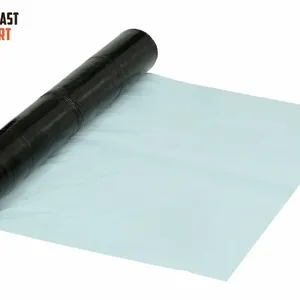 Film de paillage PE OEM en rouleau, moulé par soufflage, protection UV, barrière anti-humidité, film imperméable pour couverture de sol agricole en plastique - Product Image 1
