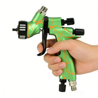 Pistola de Pulverización de Aluminio ROKO 6000 Ultra Profesional de 1.3 mm con Alimentación por Gravedad, Ancho de Patrón de 300 mm, Pistola de Pintura Automotriz para Reparación de Automóviles