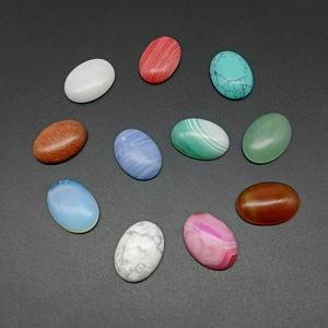 Pierre précieuse d'améthyste naturelle, 18x25mm, cabochon ovale en quartz rose, agate pour la fabrication <span class=keywords><strong>de</strong></span> bijoux, livraison gratuite - Product Image 6