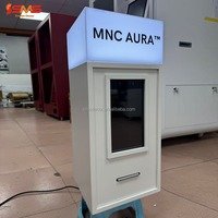 Mesin Printer Foto Desain Baru SMS untuk Acara Pernikahan, Printer Photo Booth Instan dengan Lampu LED
