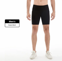 Nouveaux shorts de sport transfrontaliers 2026 – Double couche, évacuation de l'humidité, unisexe, pour marathon, course à pied, yoga, compression, été