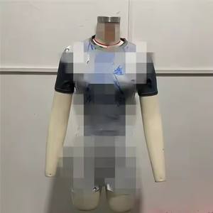 Scritta stampata sport 2 pezzi Set da <span class=keywords><strong>donna</strong></span> maglietta a maniche corte e <span class=keywords><strong>pantaloncini</strong></span> abiti 2025 estivi Patchwork completi Fitness - Product Image 5